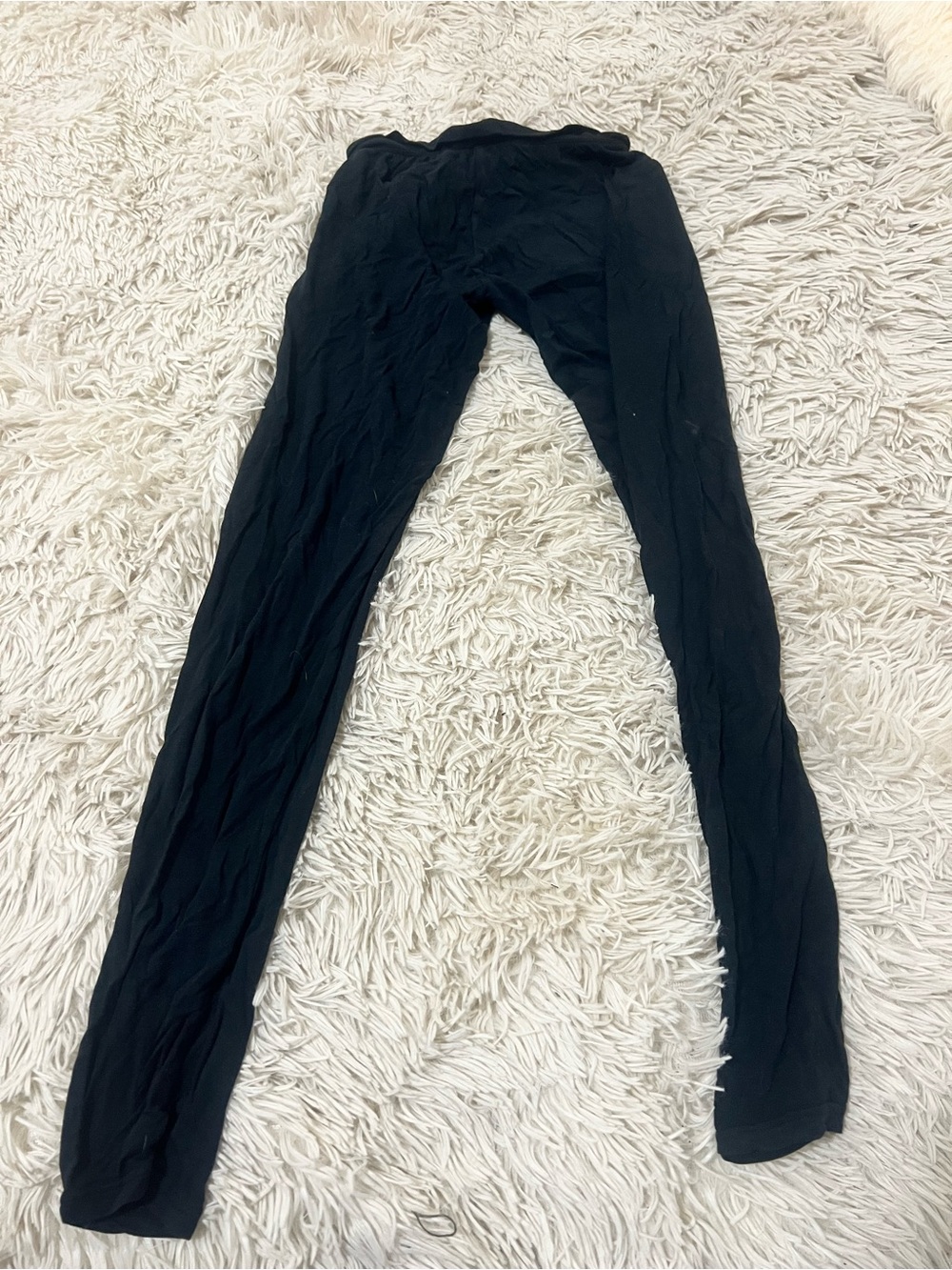 Cuddl Duds Black Stretch Leggings